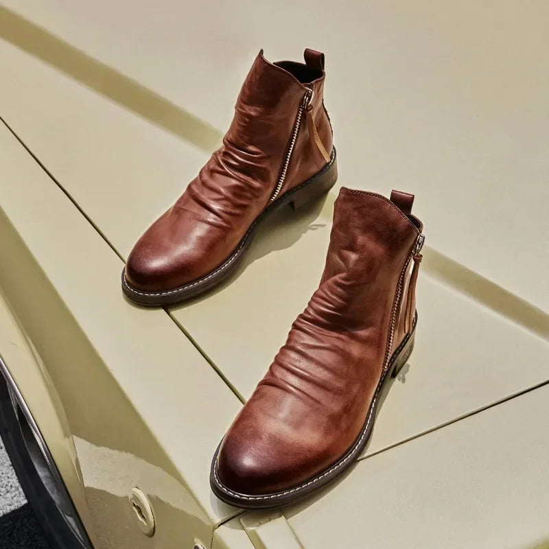 Barnixx Enigma Genuine Leather Chelsea Boot